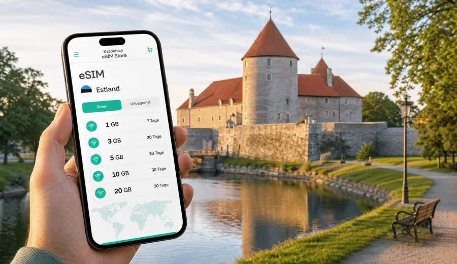 Kuressaare eSIM: Internet für die Reise