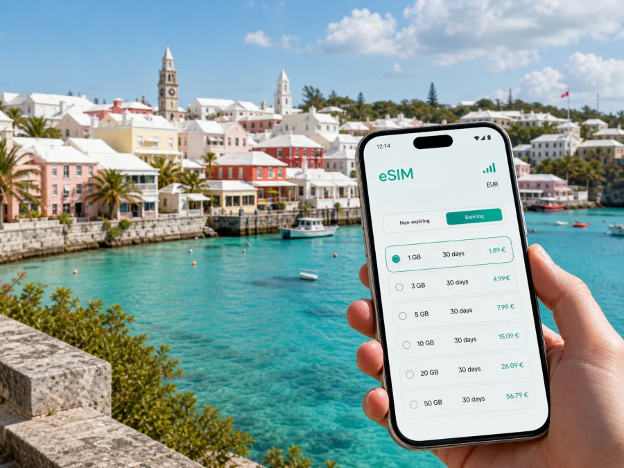 St George's eSIM for Bermuda Travel