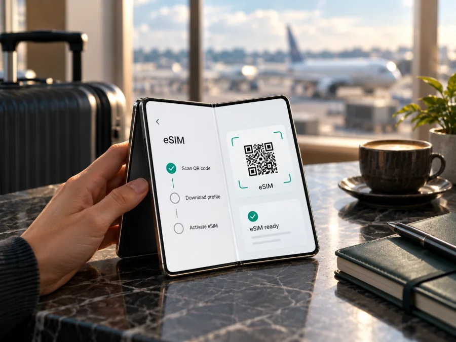 Samsung Galaxy Z Fold5 5G eSIM: Setup Guide