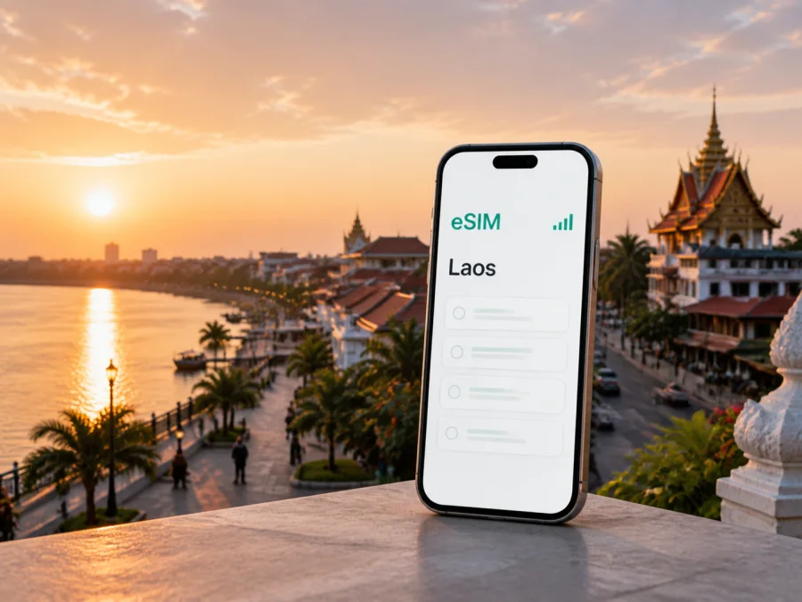 Vientiane eSIM: Mobile Internet for Your Trip