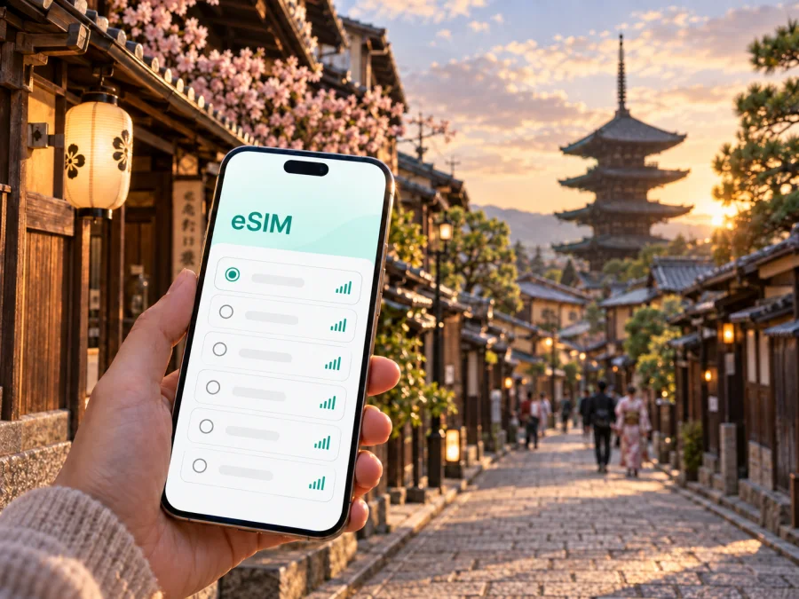 Kyoto eSIM: Mobile Internet for Japan Travel