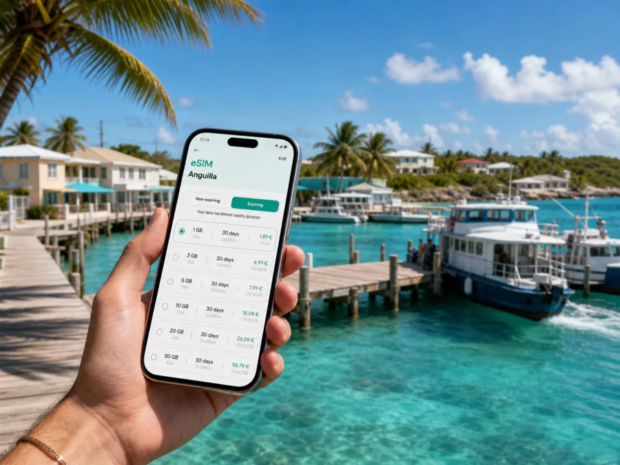 Blowing Point eSIM: Internet Guide for Anguilla