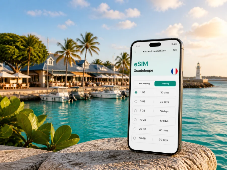 Saint-Francois eSIM: Mobile Internet in Guadeloupe