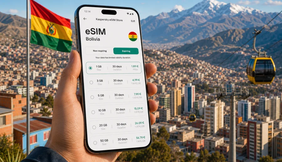 Bolivia eSIM: mobile connection and internet