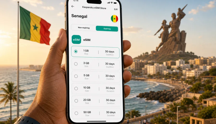 Senegal eSIM: mobile internet for travel