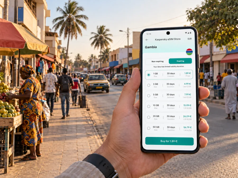 Serekunda eSIM: Mobile Internet for Your Trip