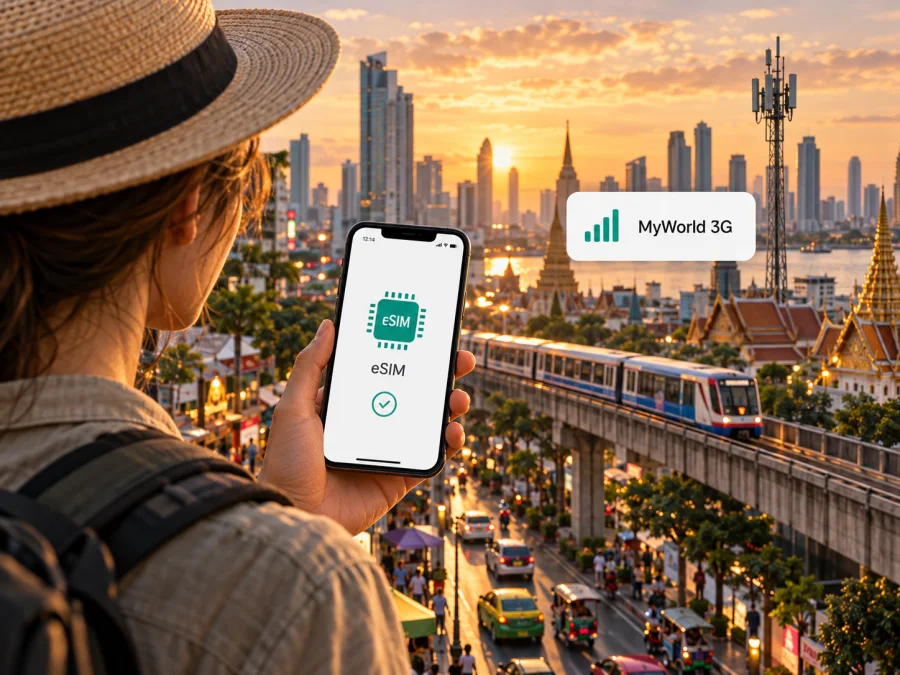 MyWorld 3G eSIM in Thailand: what to check