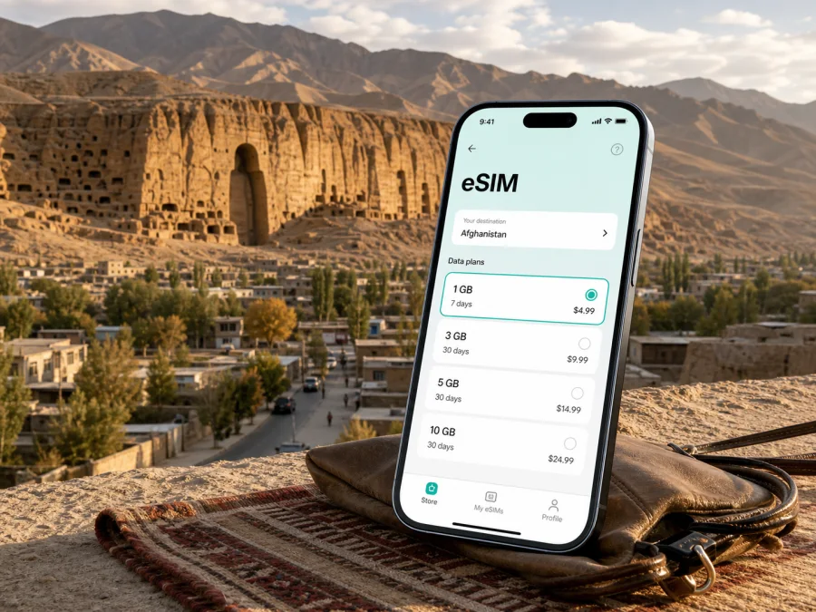 Bamiyan eSIM: Mobile Internet for Travel