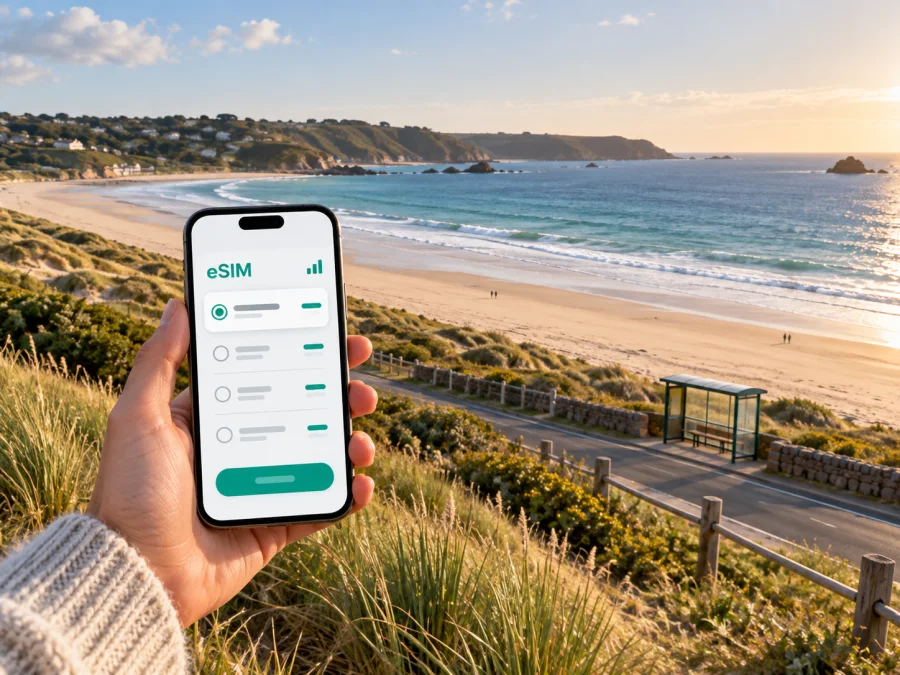 St Ouen eSIM: Mobile Internet for Jersey