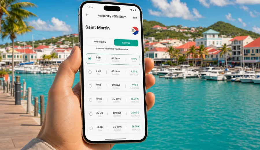 eSIM for Saint Martin: mobile internet guide