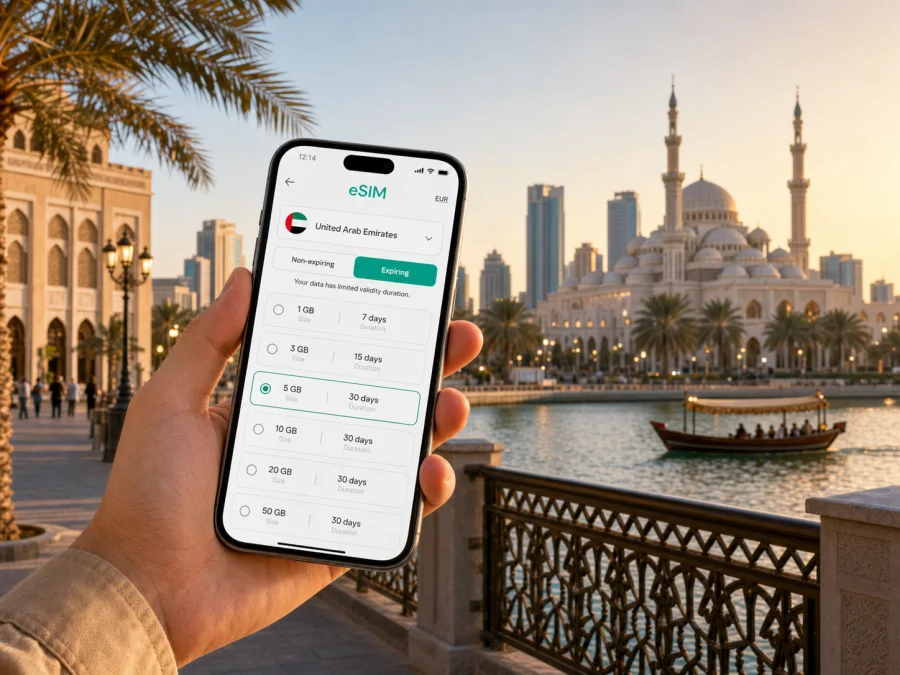 Sharjah eSIM: Mobile Internet Travel Guide