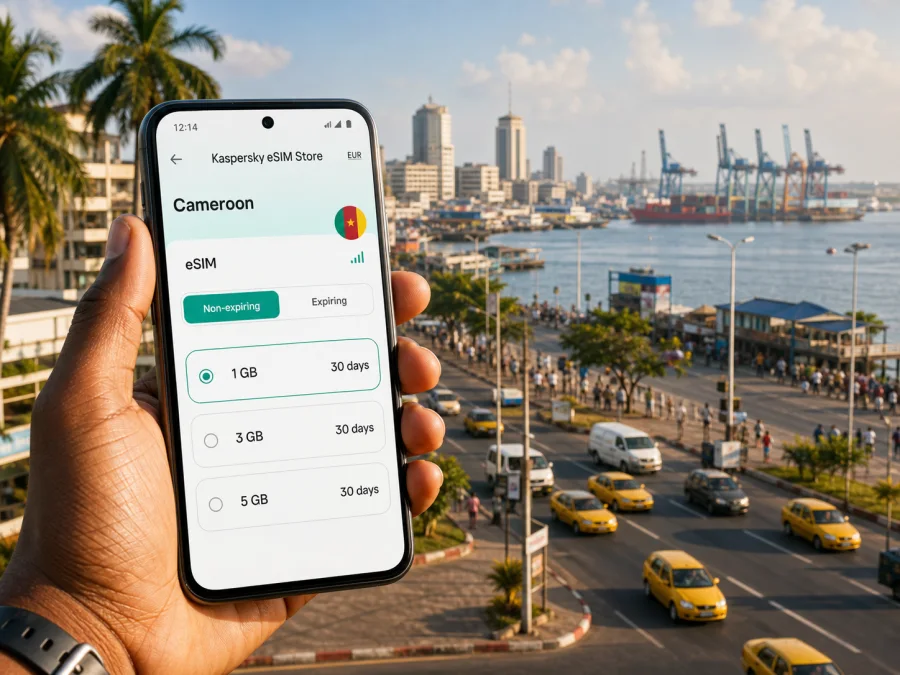 Douala eSIM for mobile internet in Cameroon