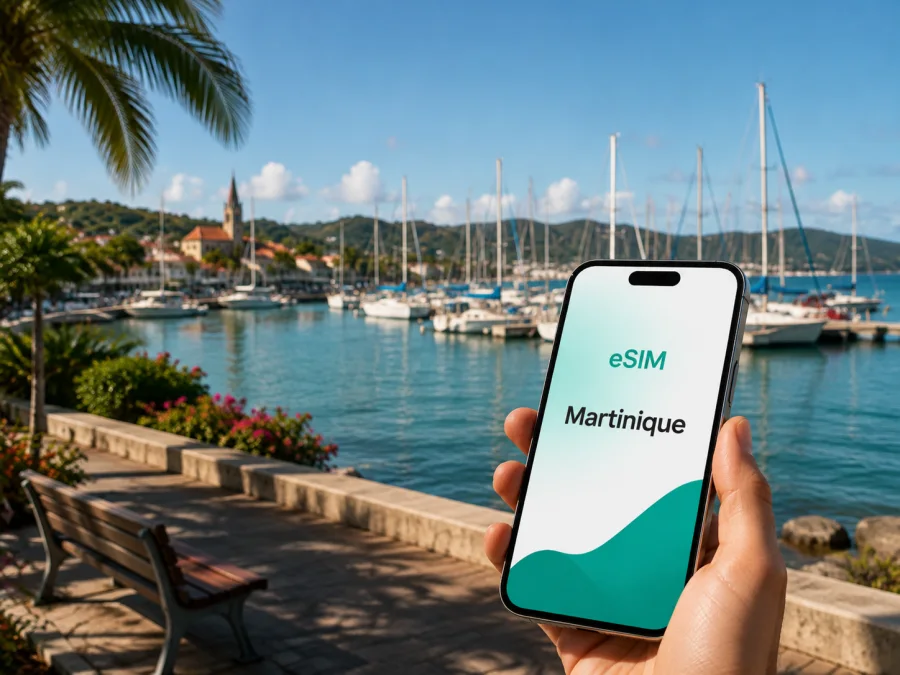 eSIM for Le Marin: Mobile Internet in Martinique