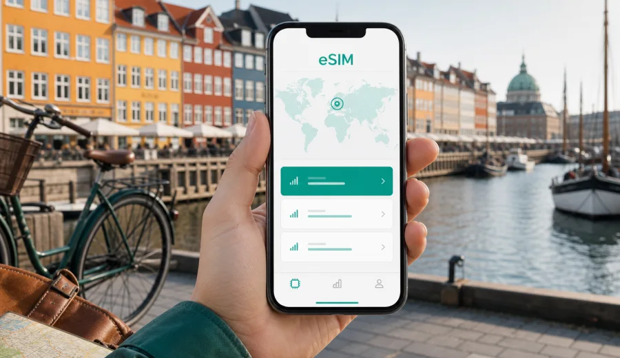 eSIM for Denmark: mobile internet guide