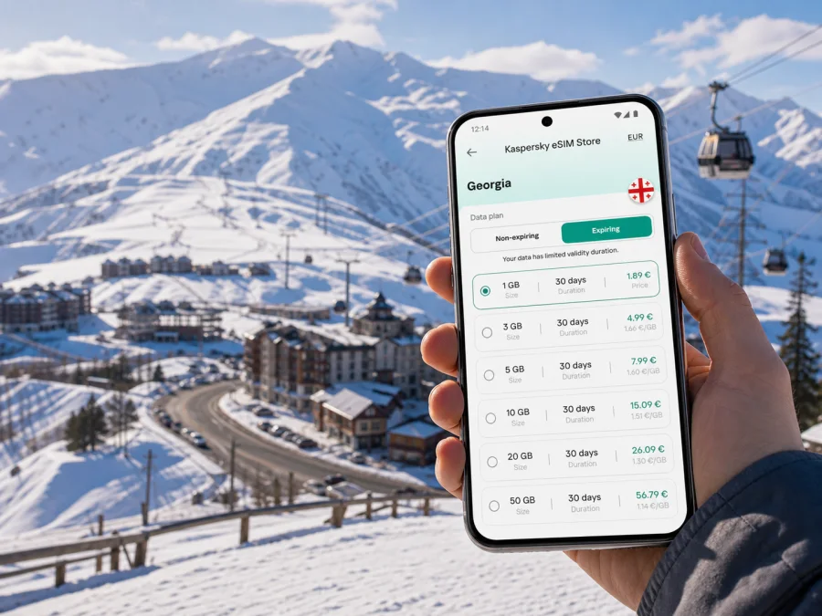 Gudauri eSIM for Mobile Internet in Georgia