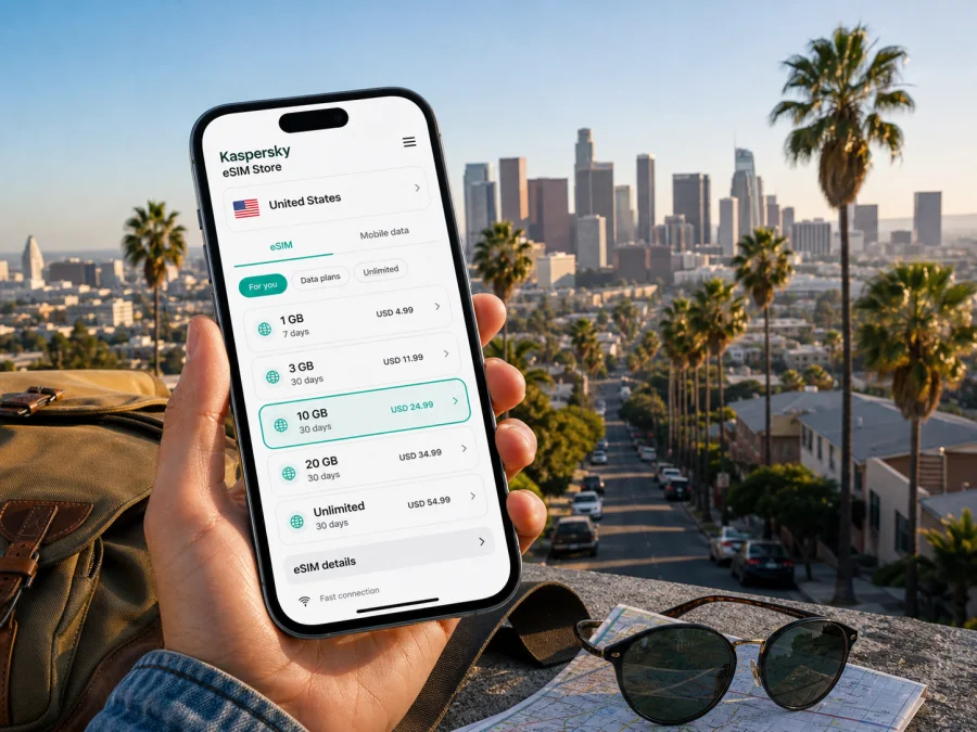 Los Angeles eSIM for mobile internet
