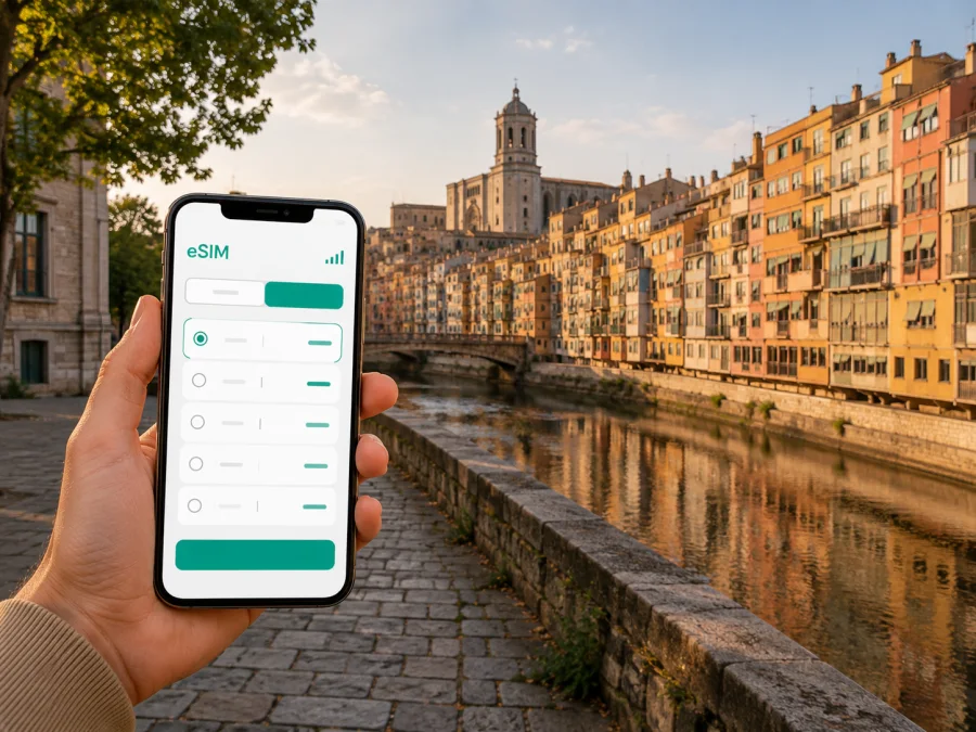 Girona eSIM: Mobile Internet for Your Trip