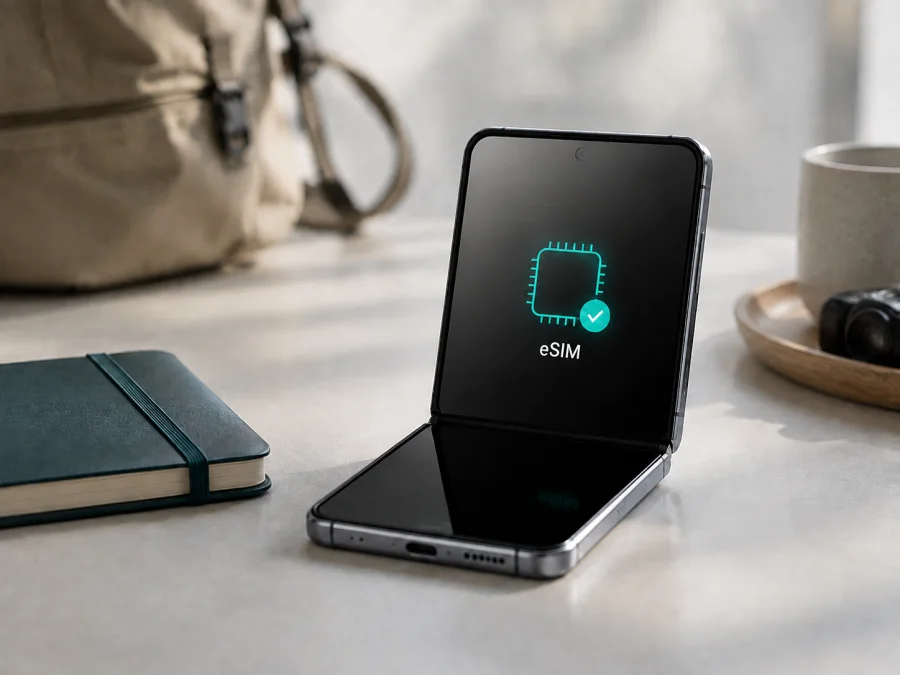 Samsung Galaxy Z Flip7 FE 128GB eSIM | Setup Guide