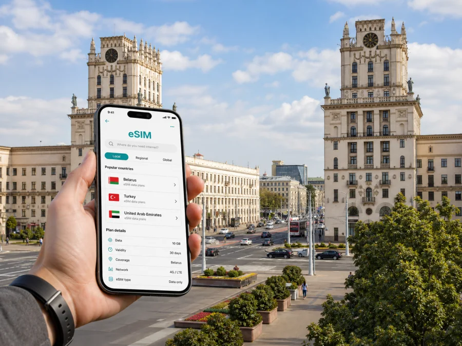 Minsk eSIM: mobile internet for your trip