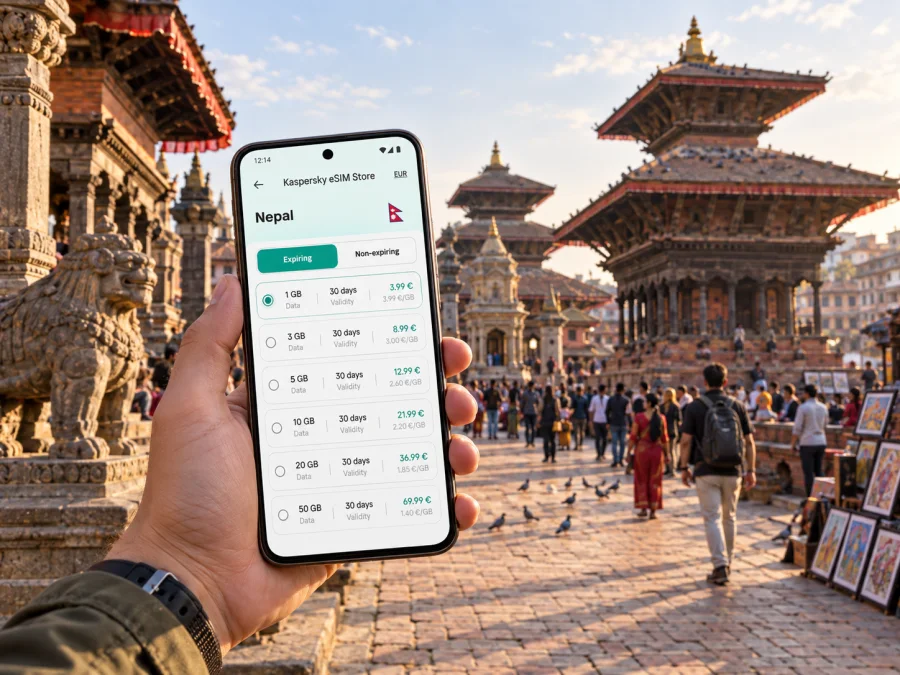Kathmandu eSIM: Mobile Internet for Your Trip