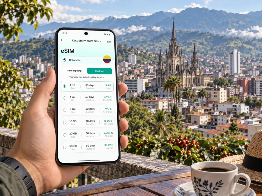 Manizales eSIM: Mobile Data for City Travel
