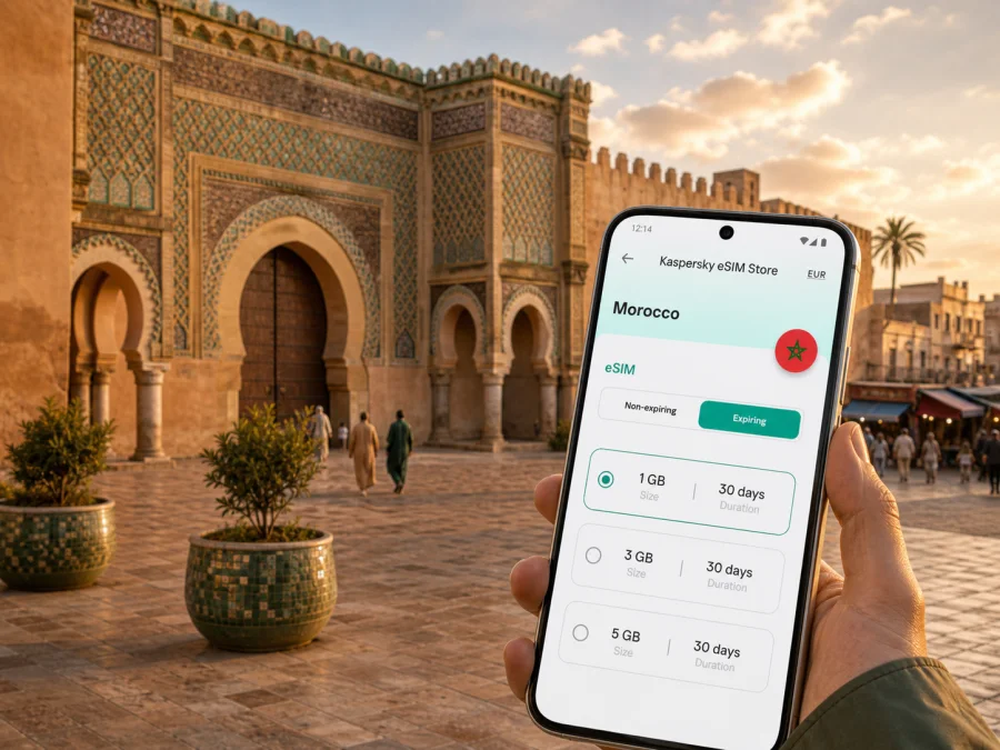 Meknes eSIM: mobile internet for Morocco travel