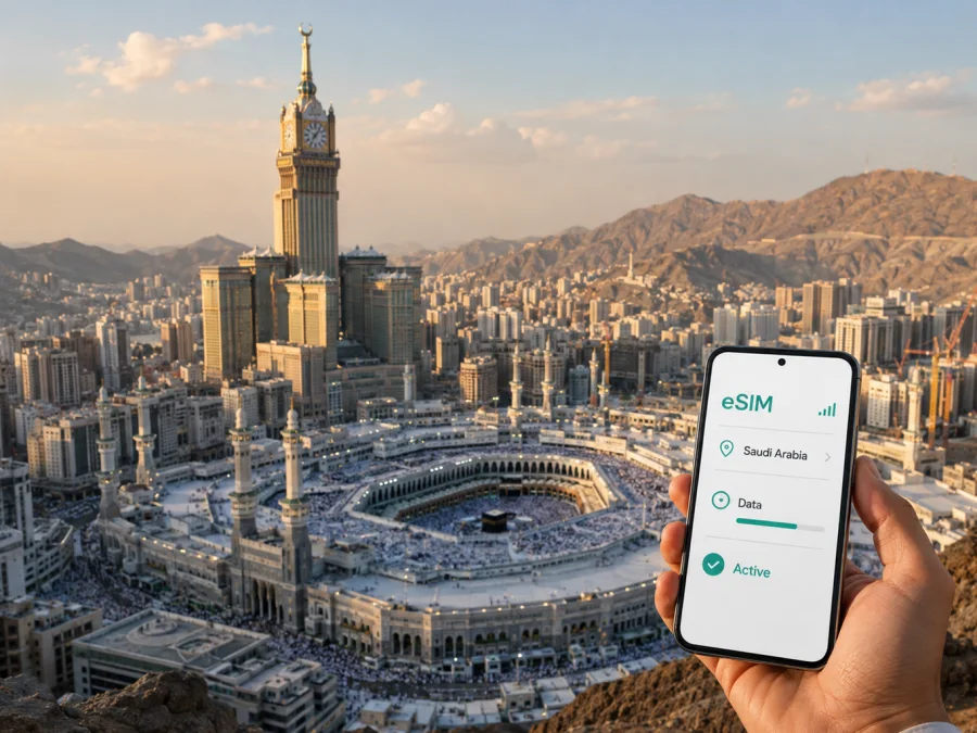Mecca eSIM: Mobile Internet for Your Trip