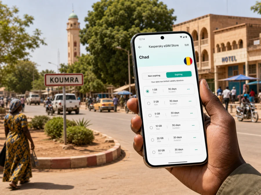 Koumra eSIM for mobile internet in Chad
