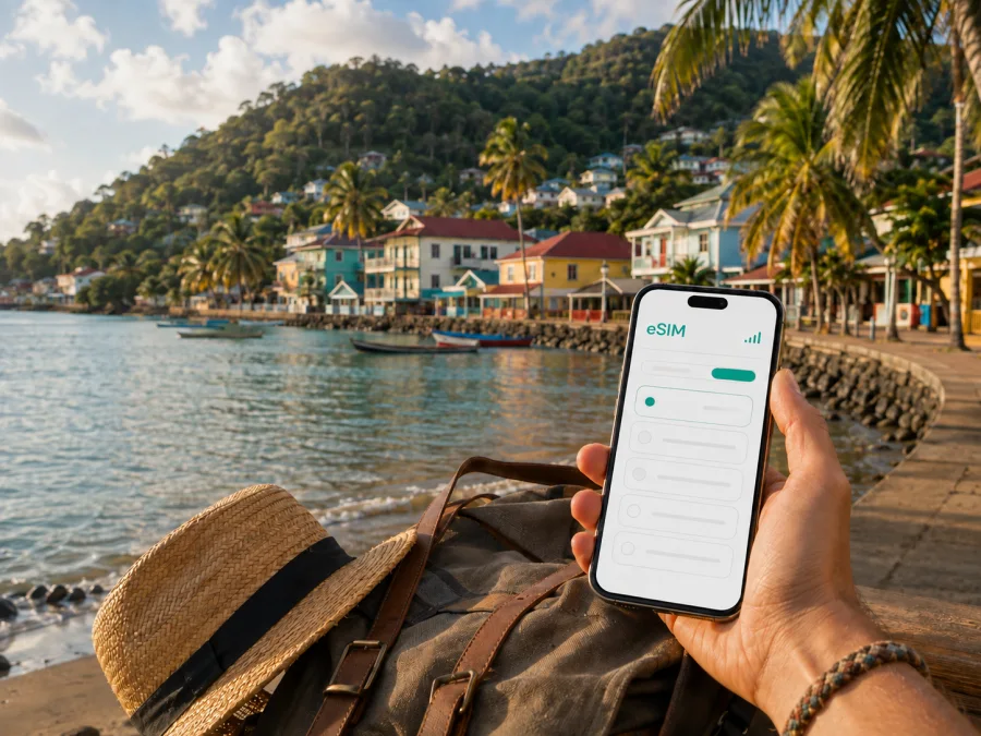 Laborie eSIM: Mobile Internet for Saint Lucia