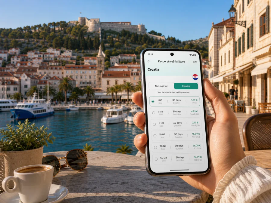 Hvar eSIM for Mobile Internet in Croatia