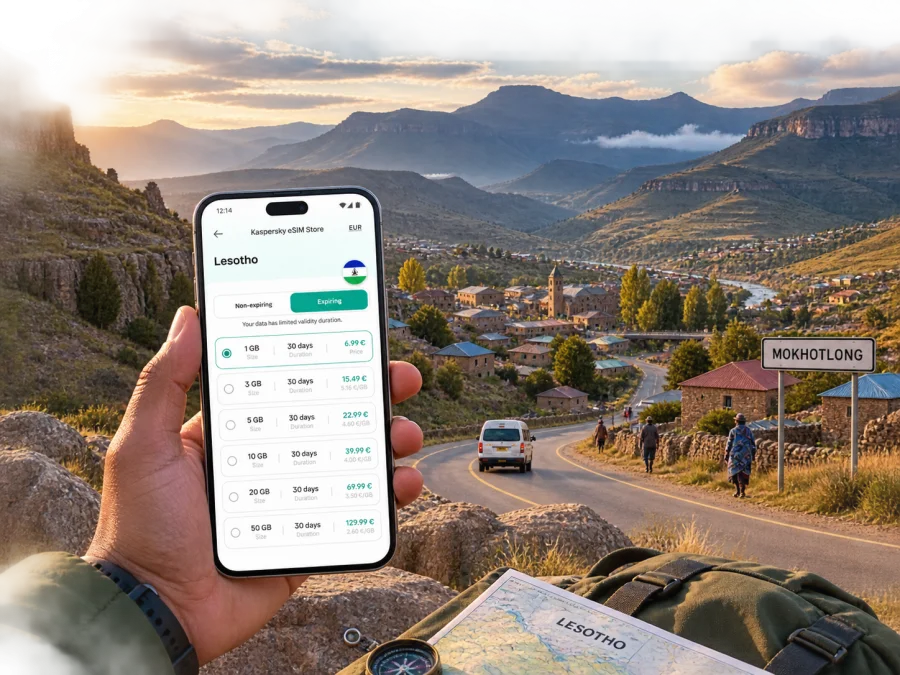 Mokhotlong eSIM: Mobile Internet for Travel