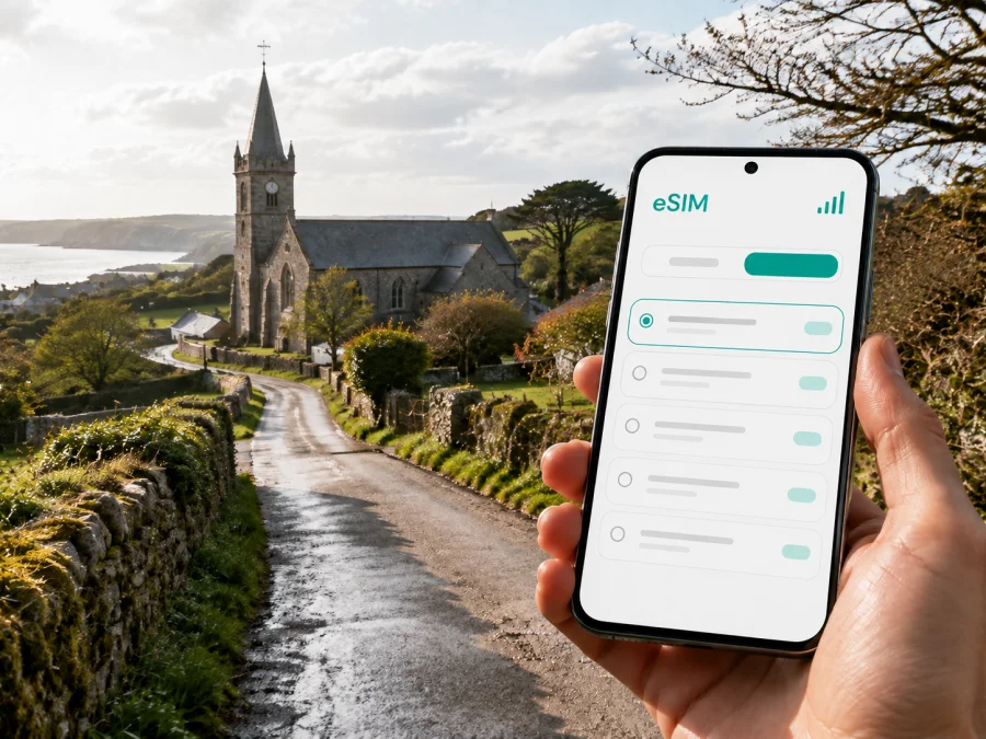 St Saviour eSIM: Mobile Internet for Guernsey