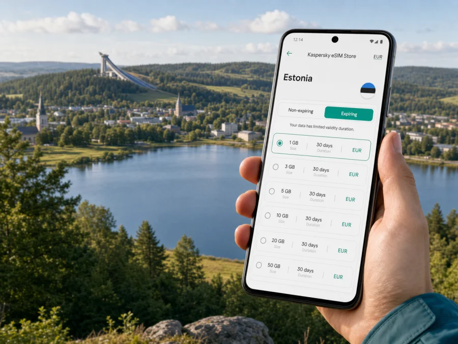 Otepaa eSIM for mobile internet in Estonia