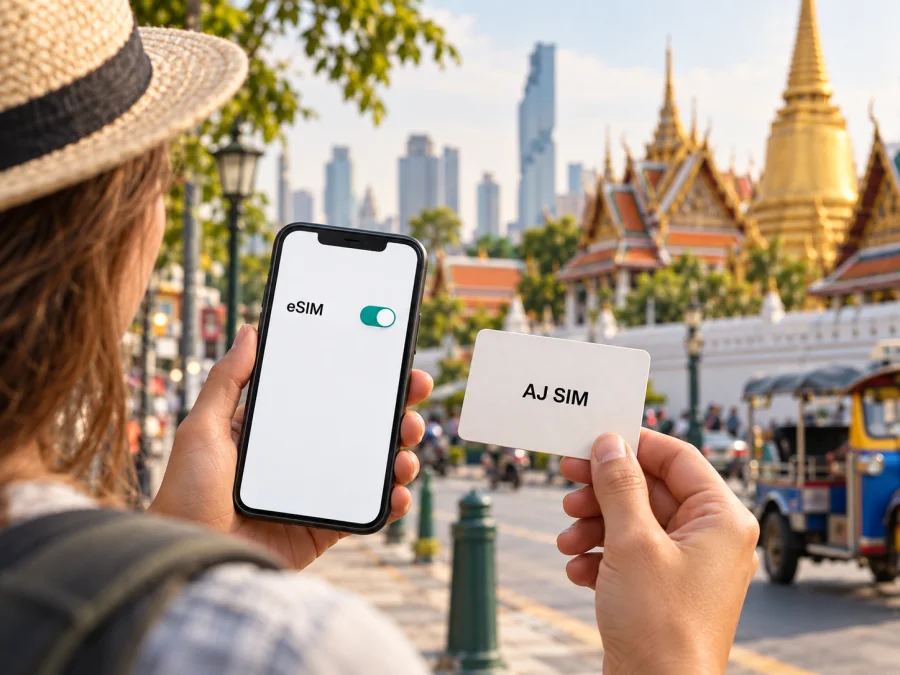 AJ SIM eSIM in Thailand: What to Verify