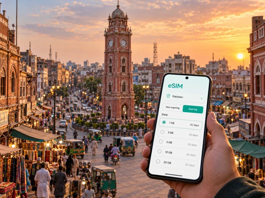 Faisalabad eSIM: Mobile Internet Guide