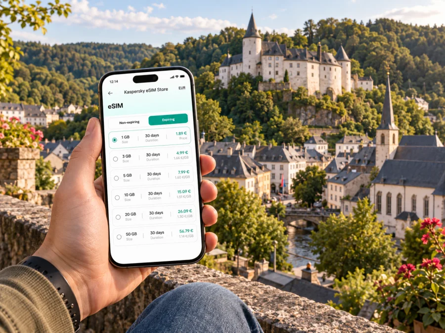 Clervaux eSIM: Mobile Internet for Your Trip