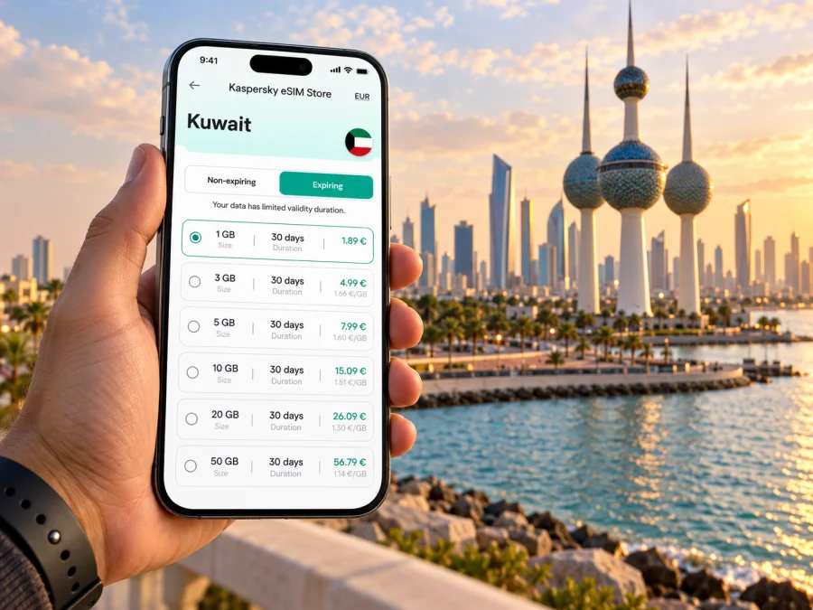 Kuwait City eSIM for Mobile Internet