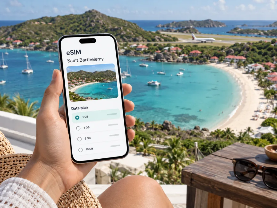 Saint Jean eSIM for Mobile Internet | Saint Barthelemy