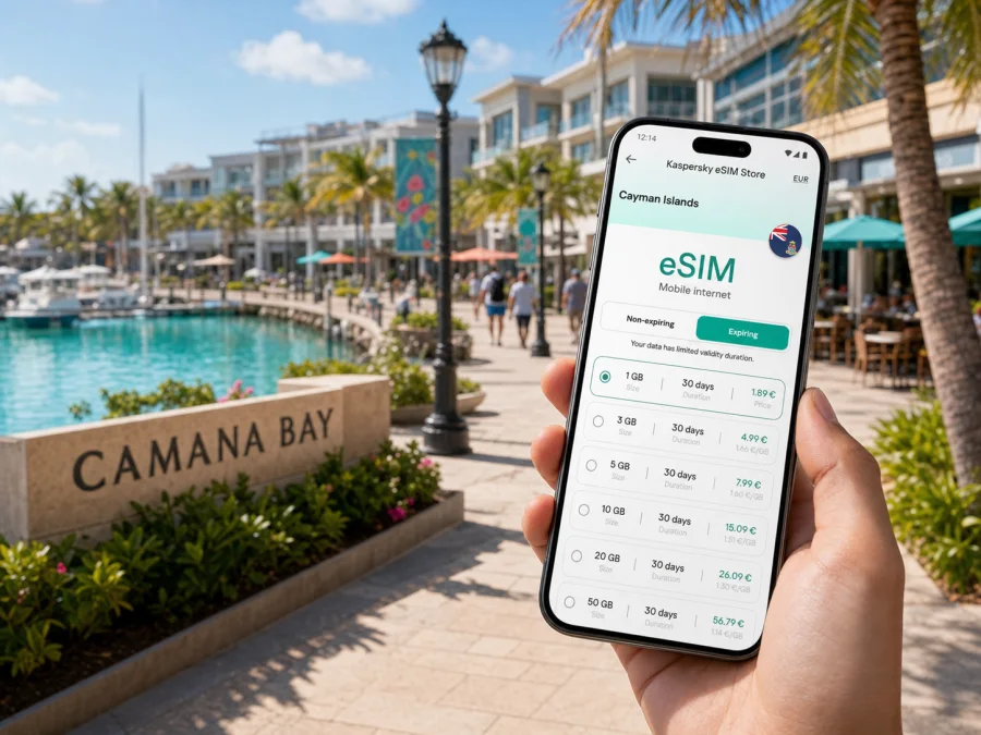 Camana Bay eSIM for Mobile Internet