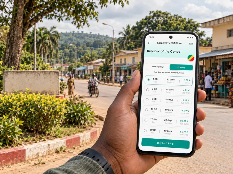 Djambala eSIM: Mobile Internet & Travel Connection