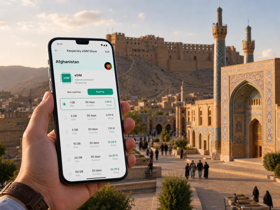 Herat eSIM: Mobile Internet for Your Trip