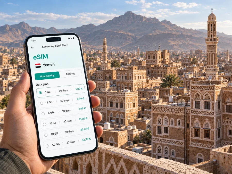 Sana’a eSIM: Mobile Internet and Travel Guide