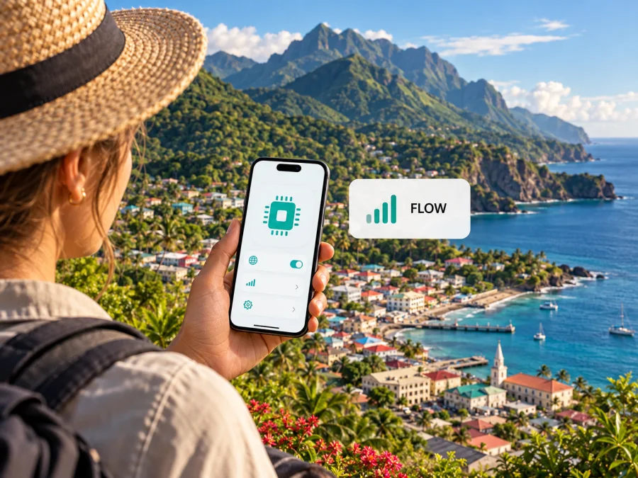 FLOW eSIM in Dominica: what to check