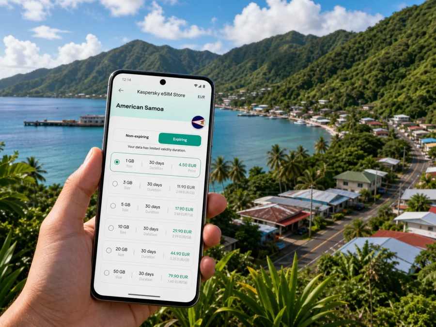 Aua eSIM for Mobile Internet in American Samoa