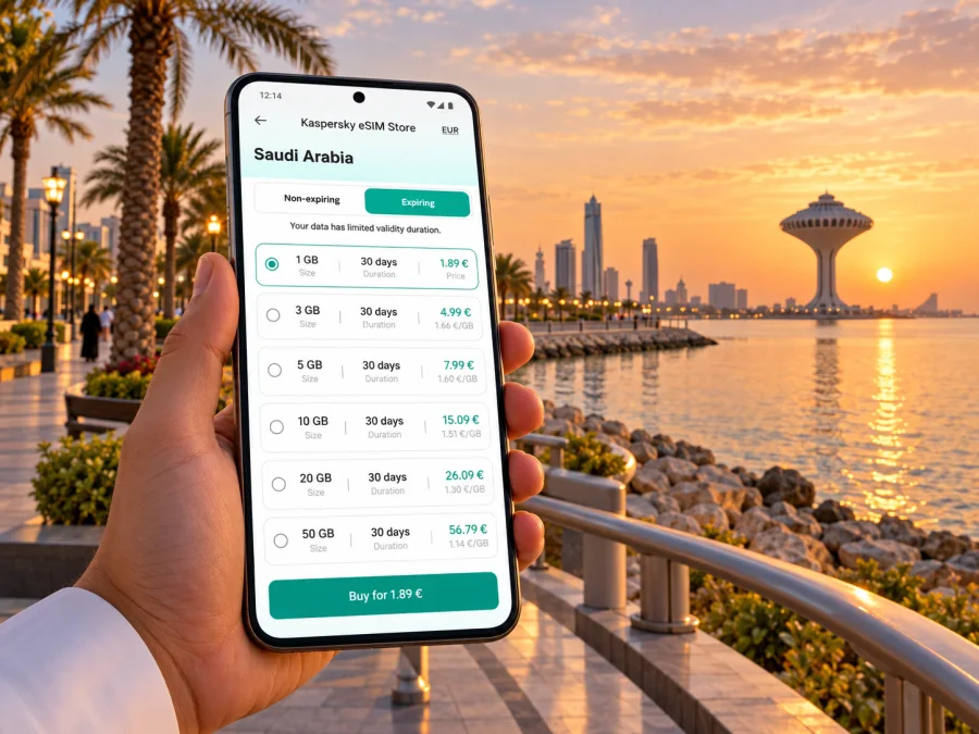 Al Khobar eSIM for Mobile Internet in Saudi Arabia