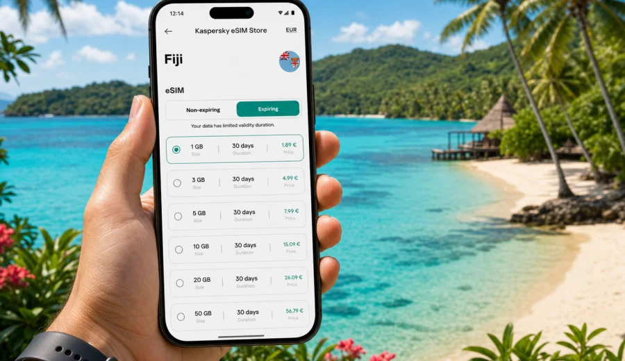 Fiji eSIM: mobile internet for travel