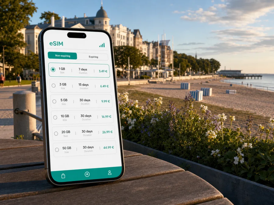 Parnu eSIM for Mobile Internet in Estonia