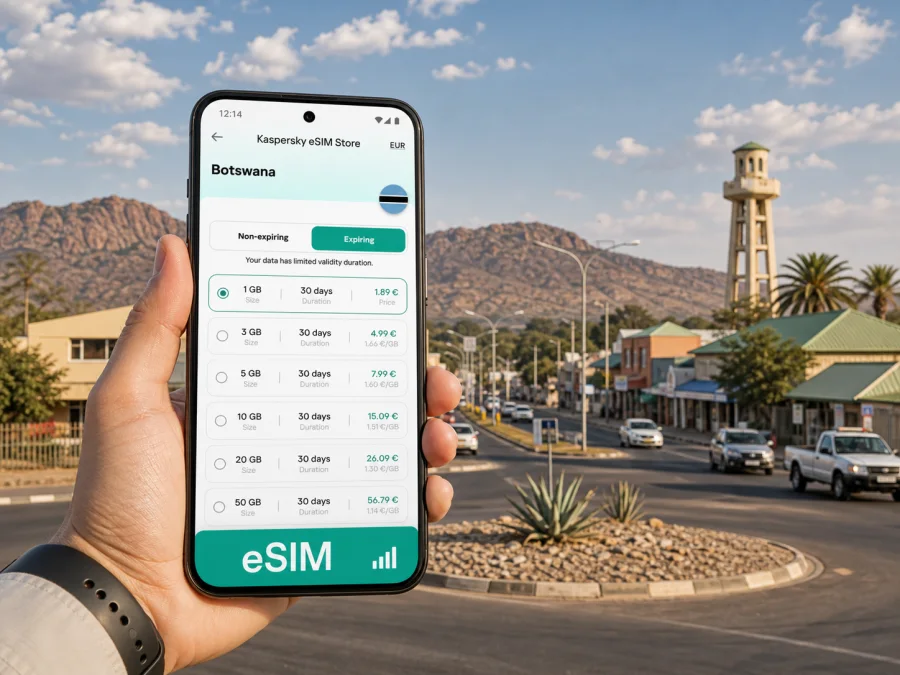 Palapye eSIM for mobile internet in Botswana