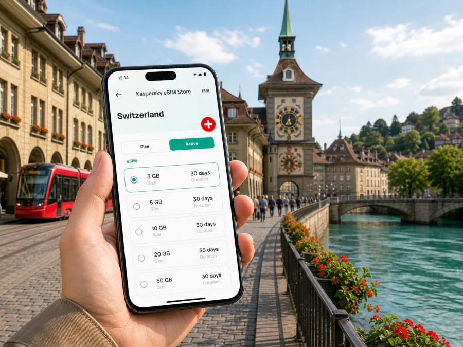 Bern eSIM for Mobile Internet in Switzerland
