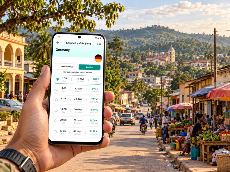 Kinkala eSIM: Mobile Internet in the Republic of the Congo